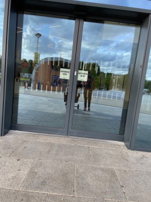 Main door to SSE