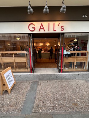 This is the entrance to the main retail/eating area. It has a wide doorway and built in ramp.