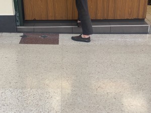 View of the step.