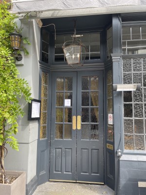 Front double doors