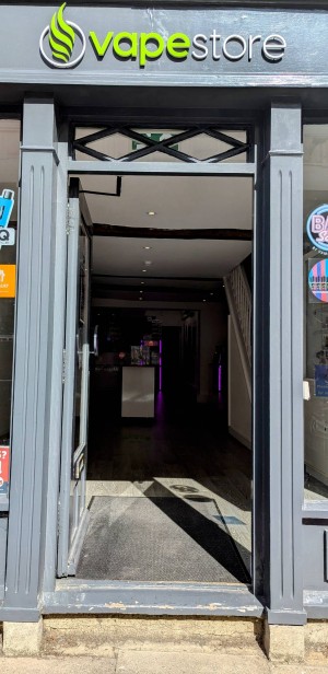 Front entrance.
Step.