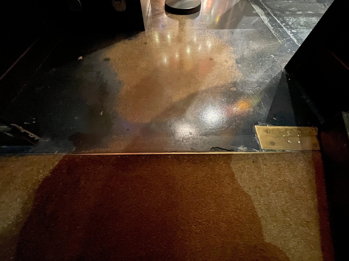 Small bump at threshold.