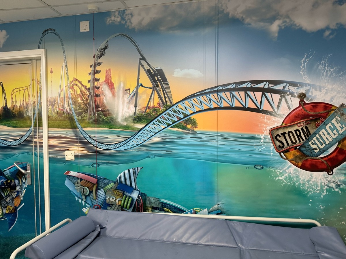Colour picture of coasters on the walls