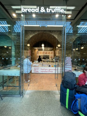 Photo of bread&truffle. St Pancras