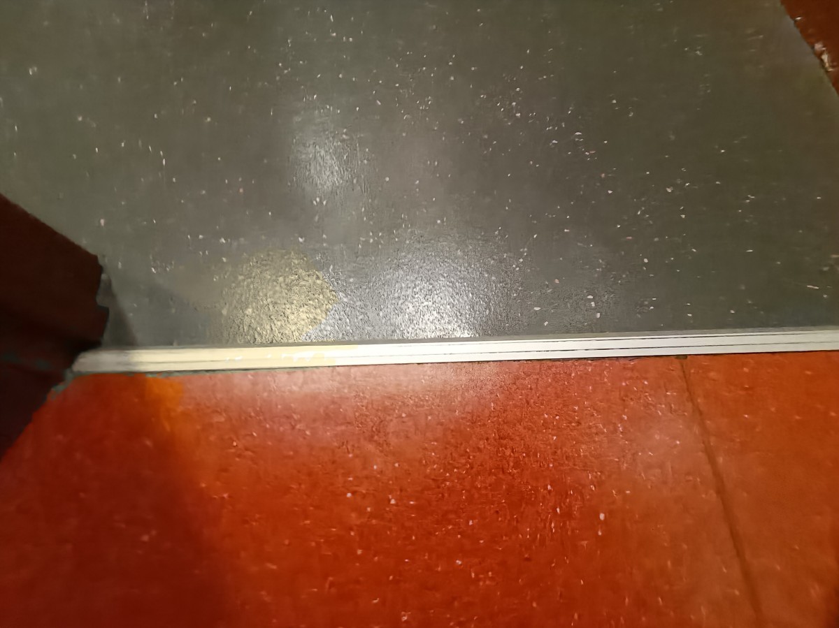 Small bump at threshold.