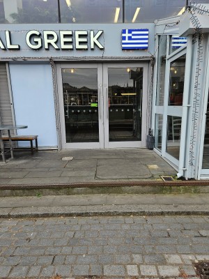 From street two steps to entrance, ramp access on the left side.