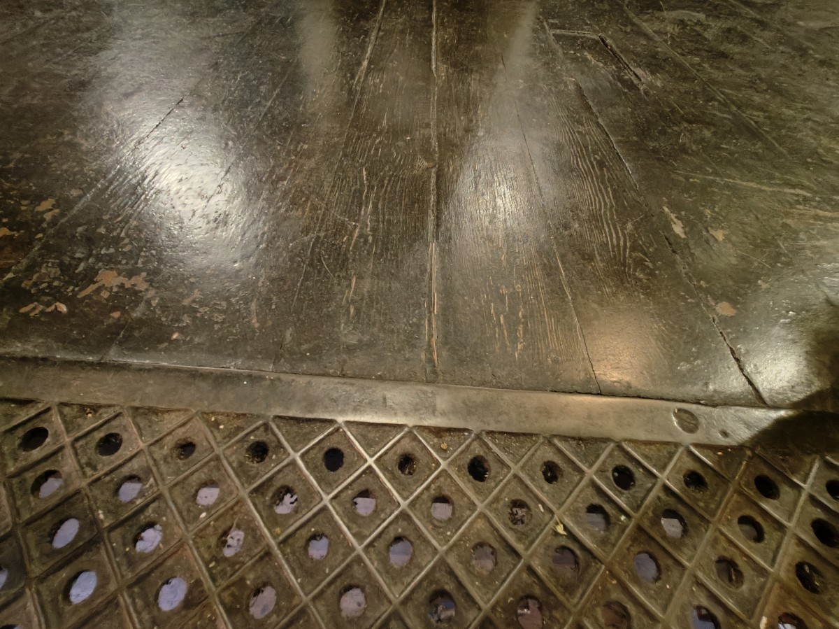 Small bump before seating.