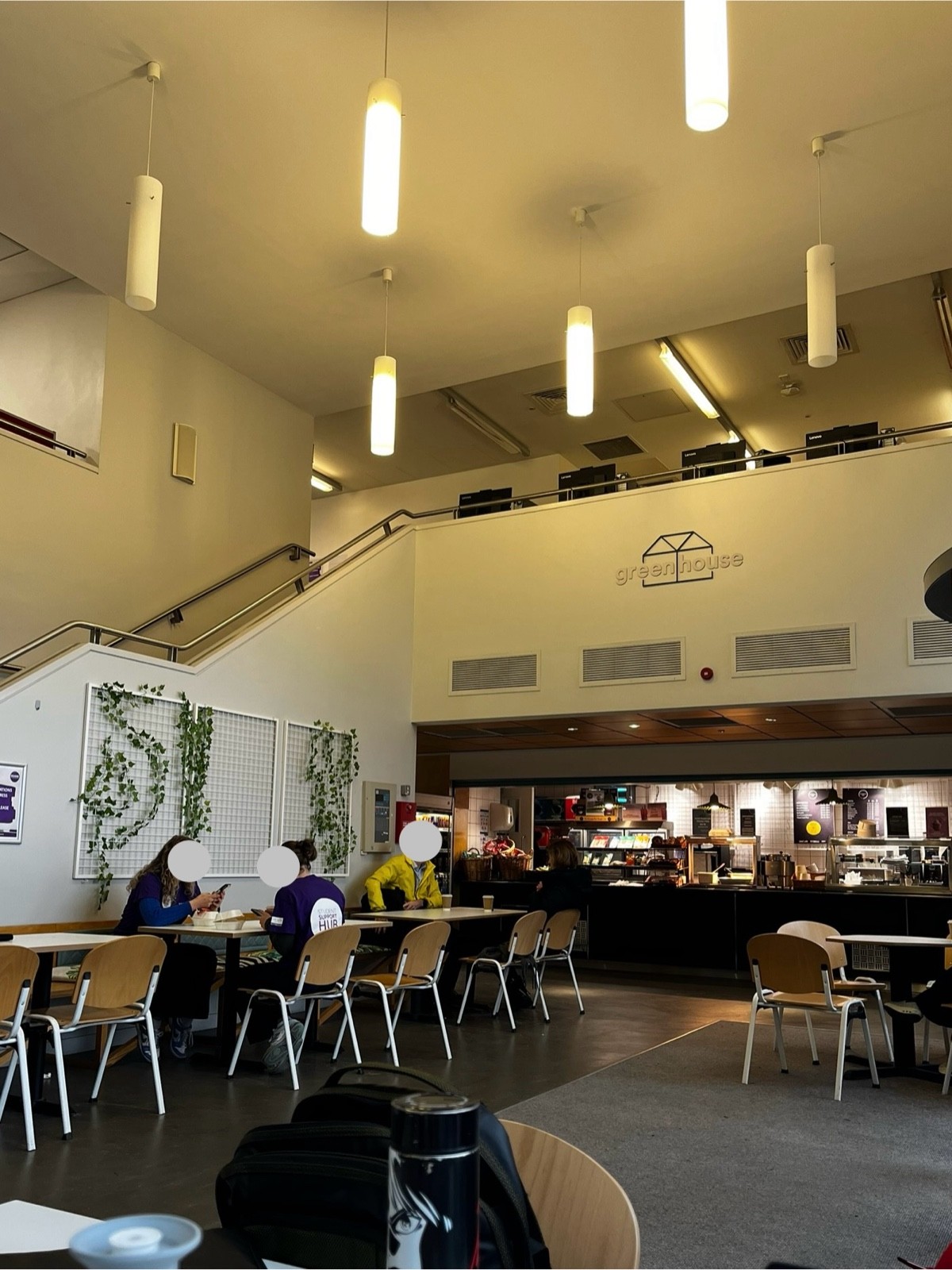 Another view of the right side of the cafe.