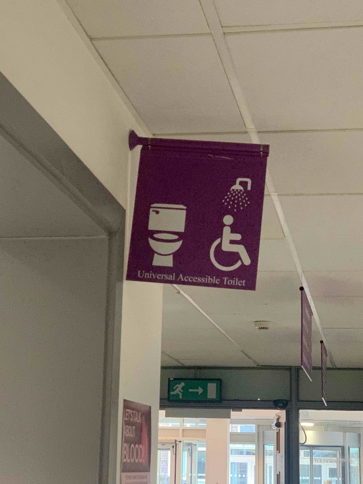 with the accessible toilet and shower room inside