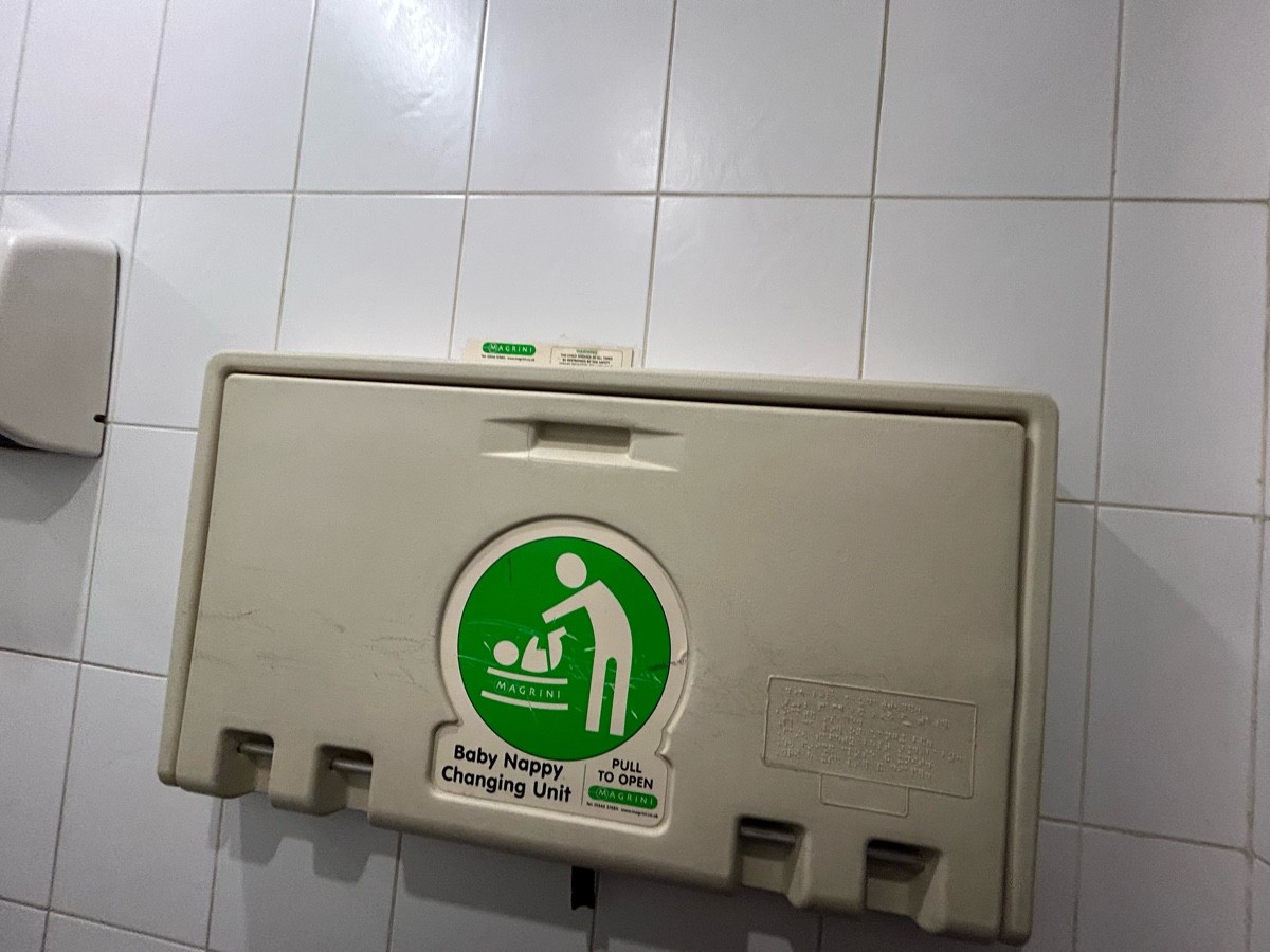 Baby changing unit