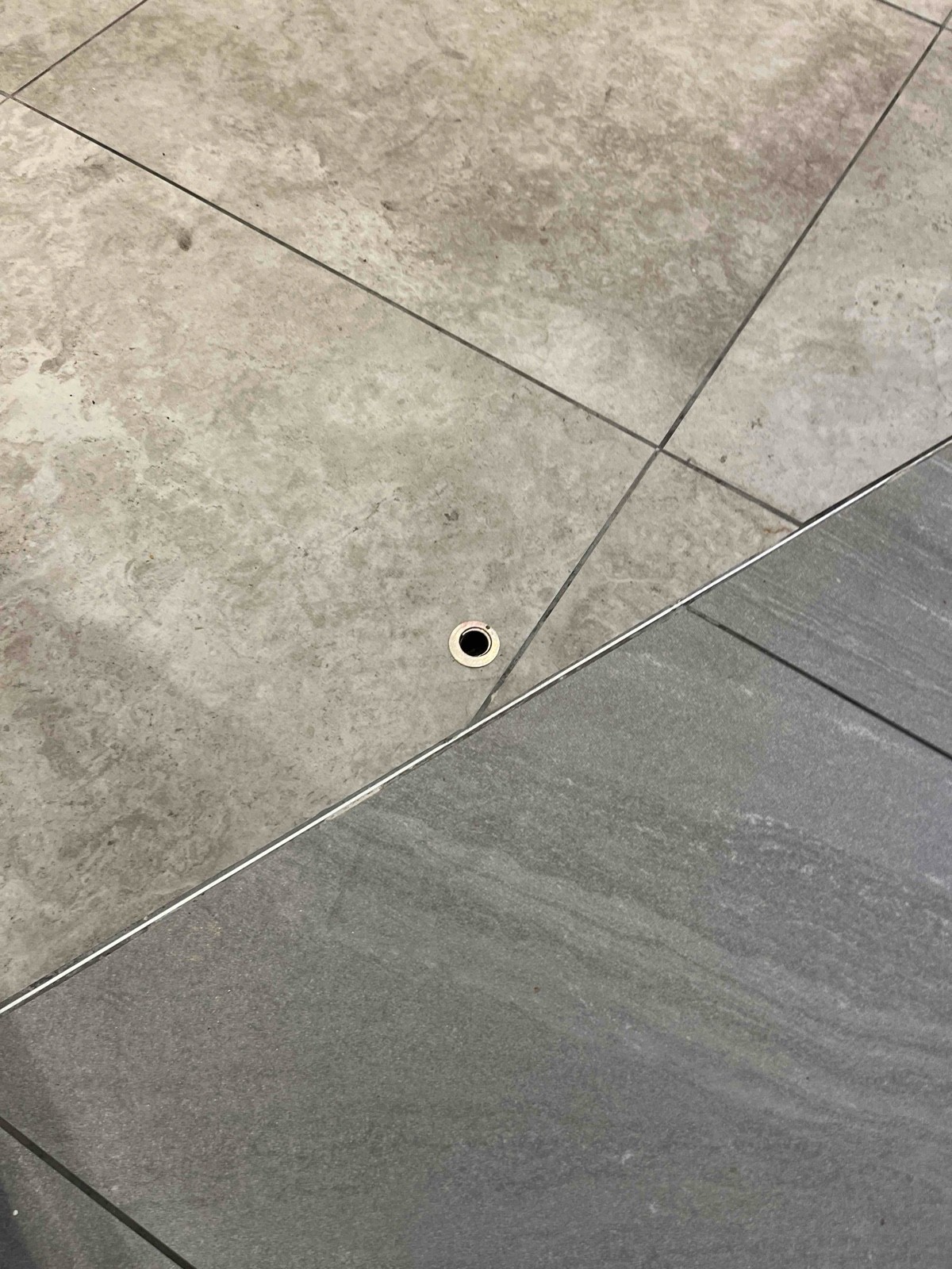 Small bump at foot of glass doors.