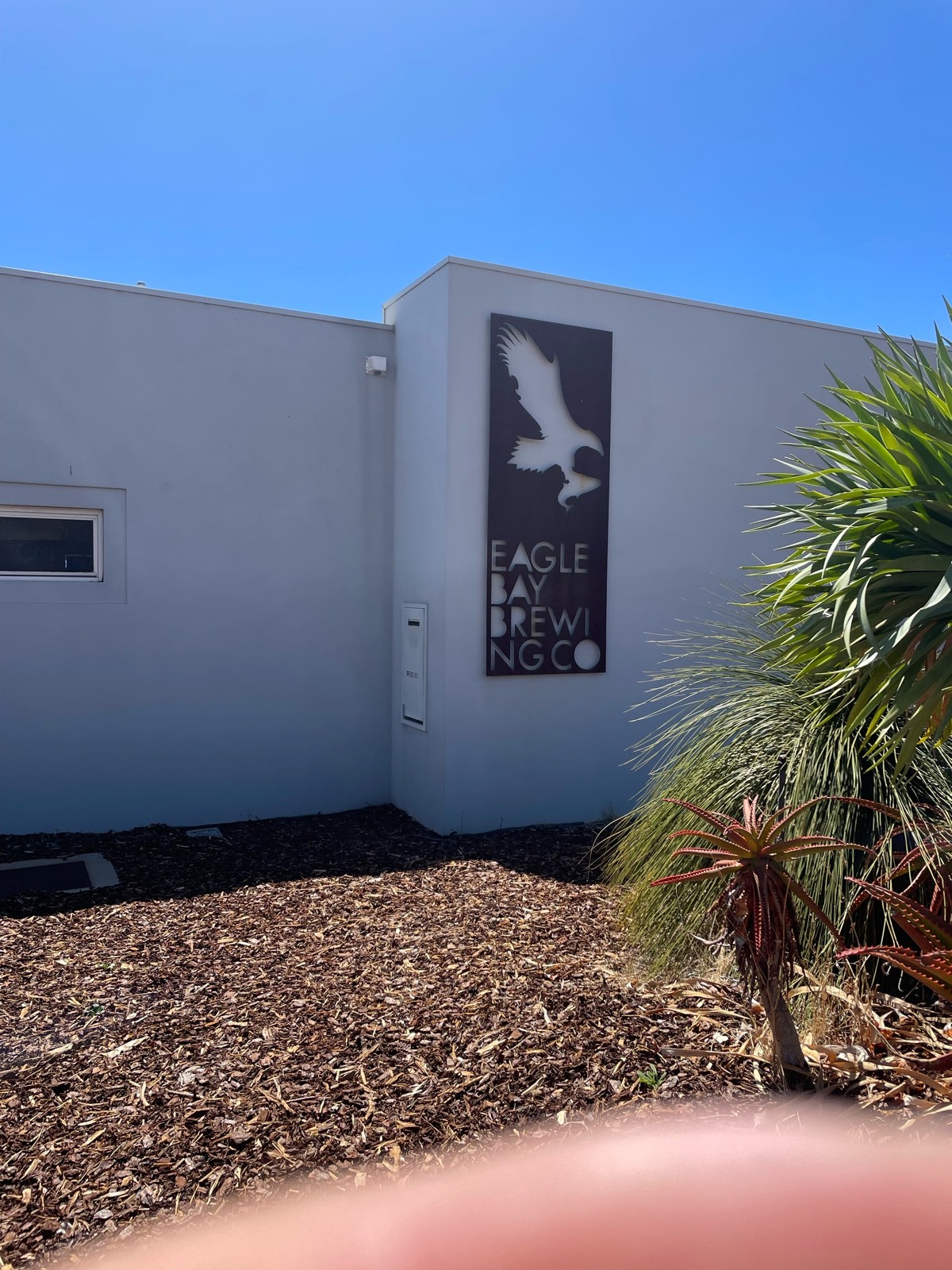 Name Sign on front of building