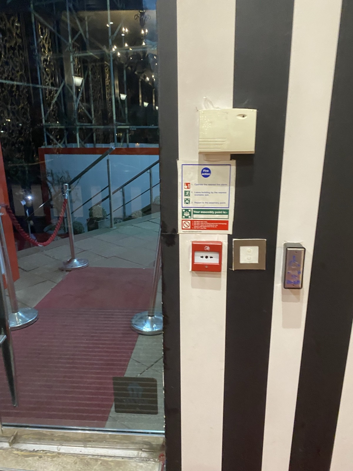 Exit Assistance button