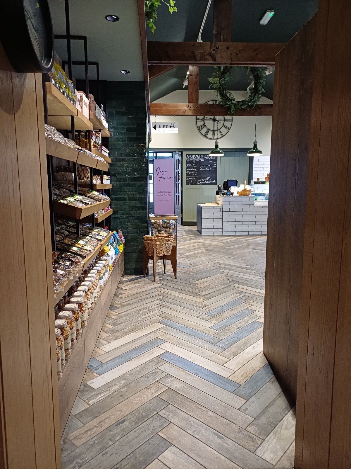Farm shop entrance