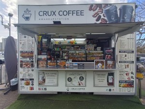 Kiosk ahead. Order at counter
