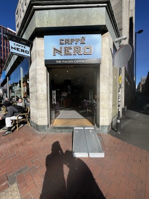 Ramp available on request leading up to doors.