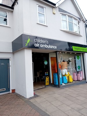 A flat enterance ito the charity shop wide doorway for wheelchair and moblity scooters.

Plenty of space to get around the store too helpful staff.