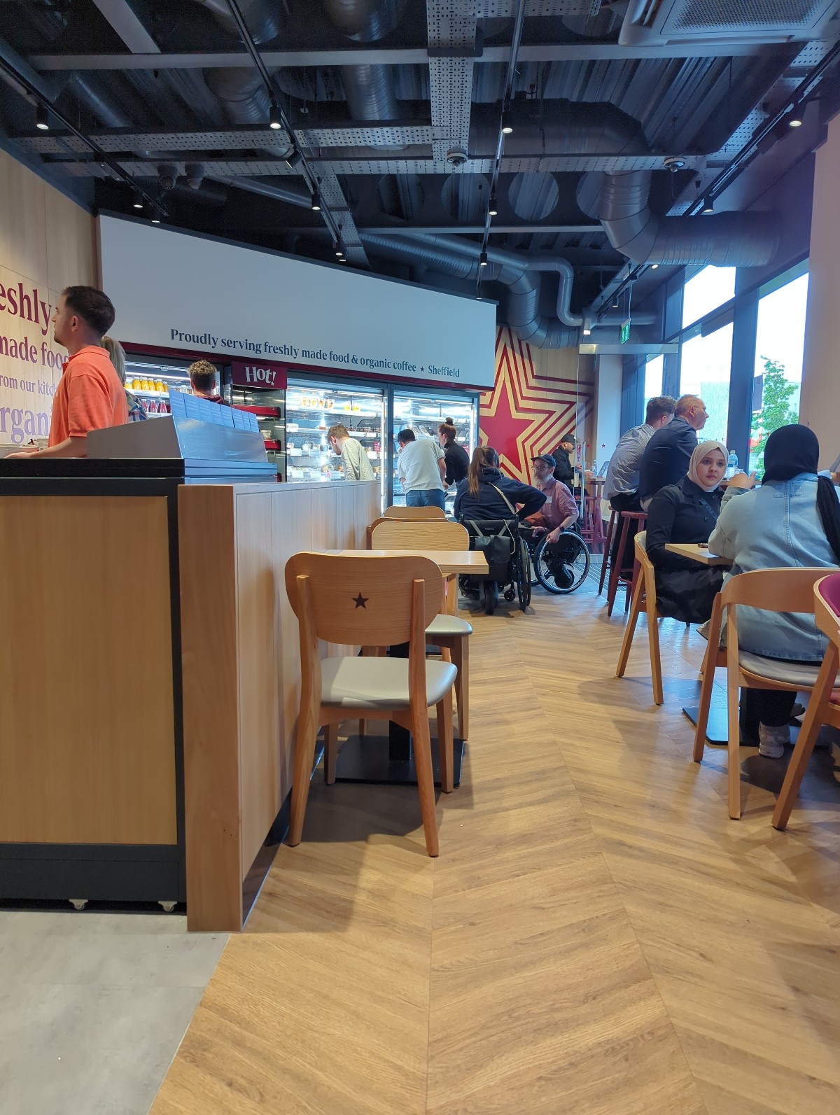 Main seating area