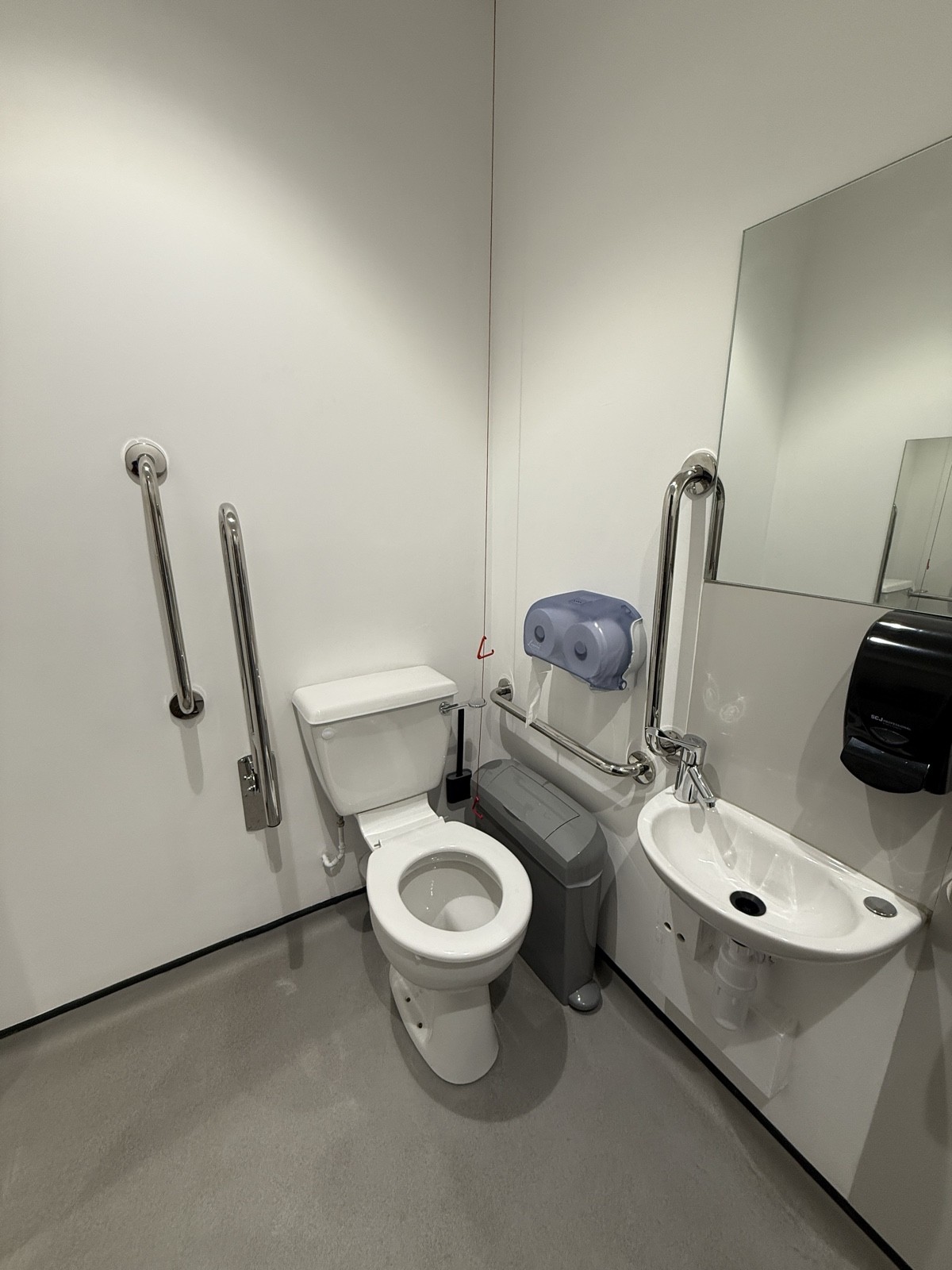 Sink and toilet
