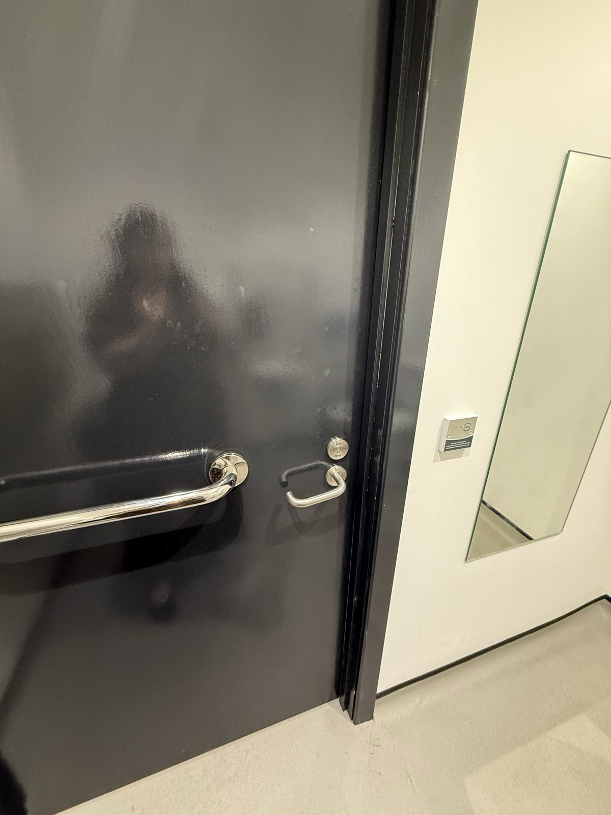 Door lock standard pull up to lock