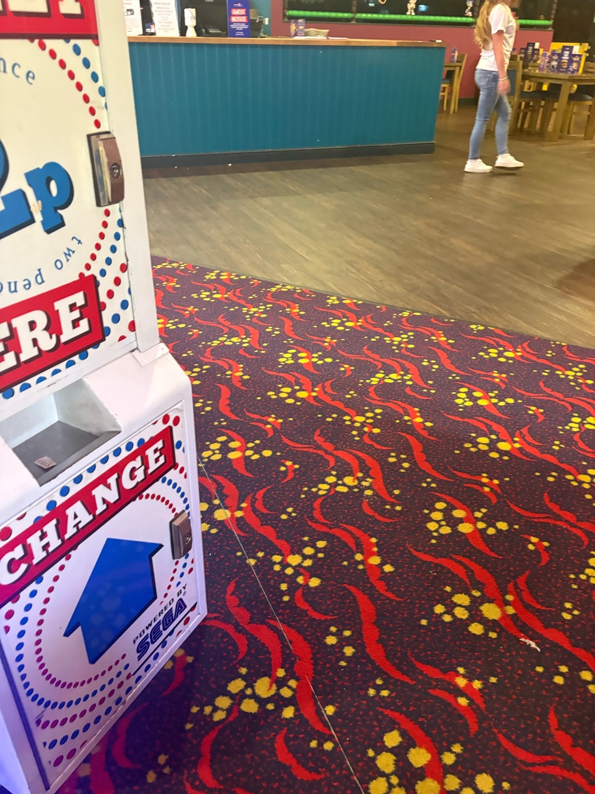 Change machines