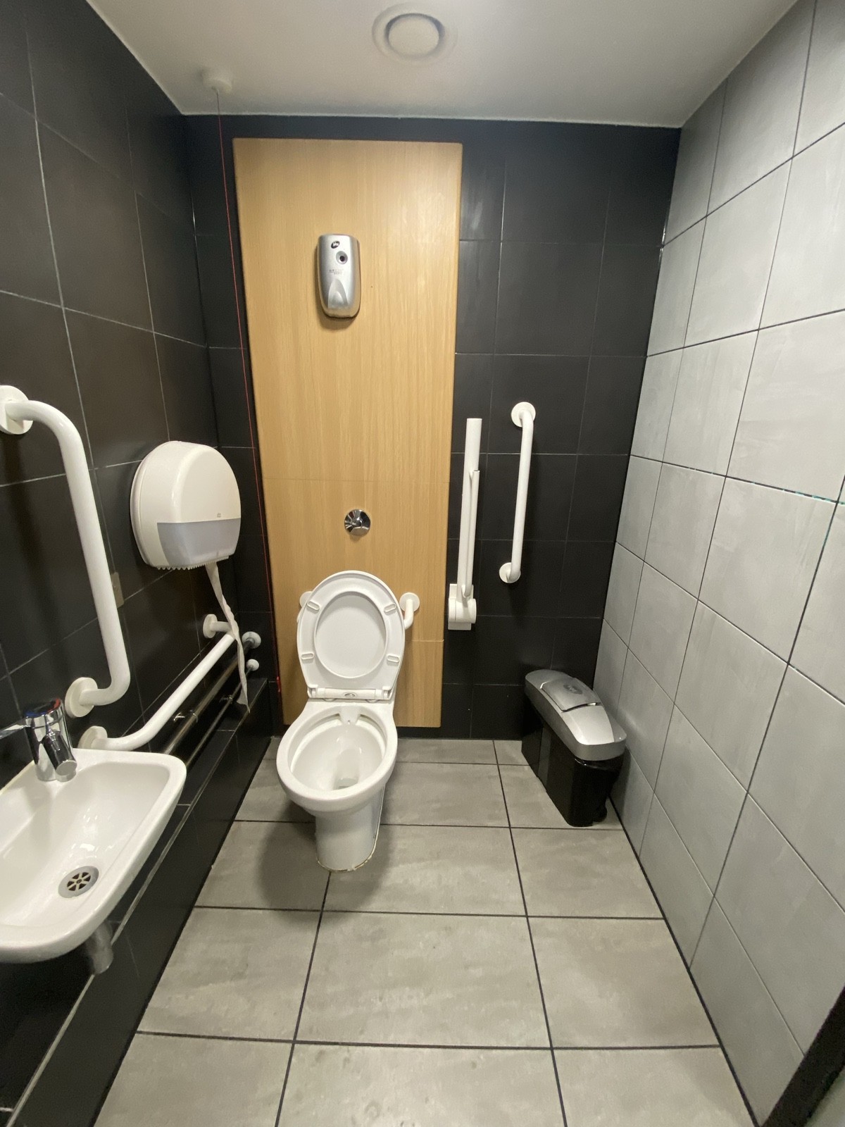 Wheelchair-accessible bathroom
