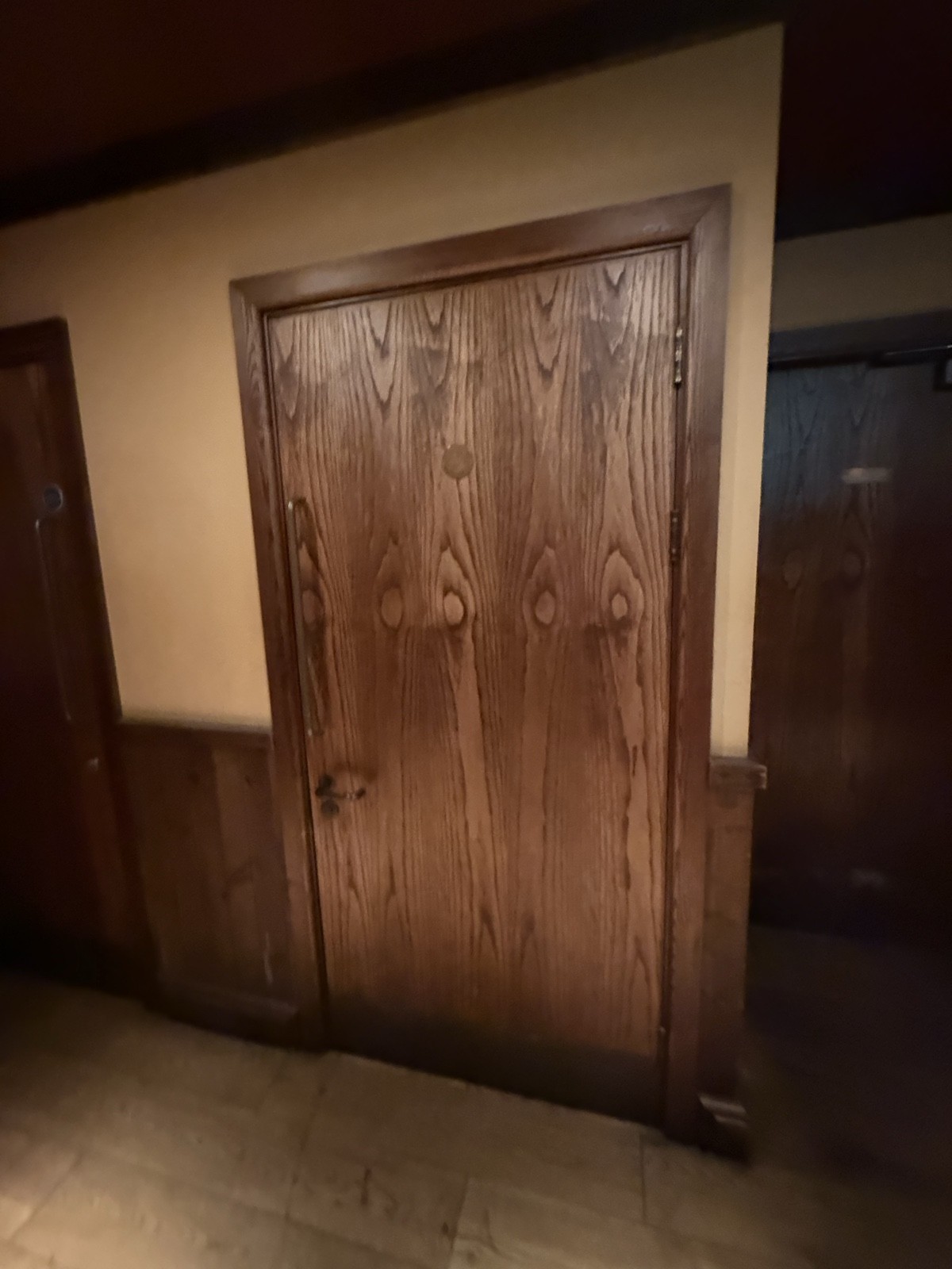 Lowered handle and grab lock.