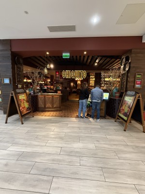 Open entrance with no obstructions.