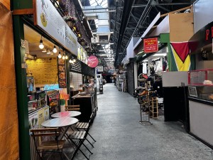 From entrance to market facing straight. Venue on left.