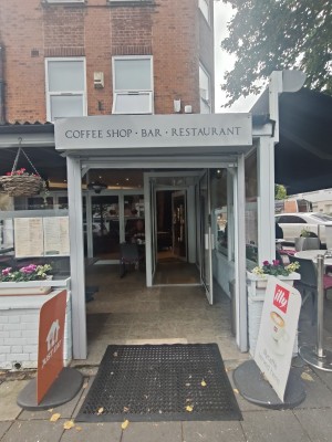 From street facing venue. Grey coloured archway to main venue.