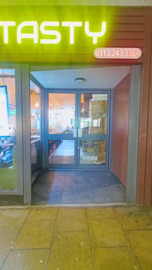 Open doorway to venue.