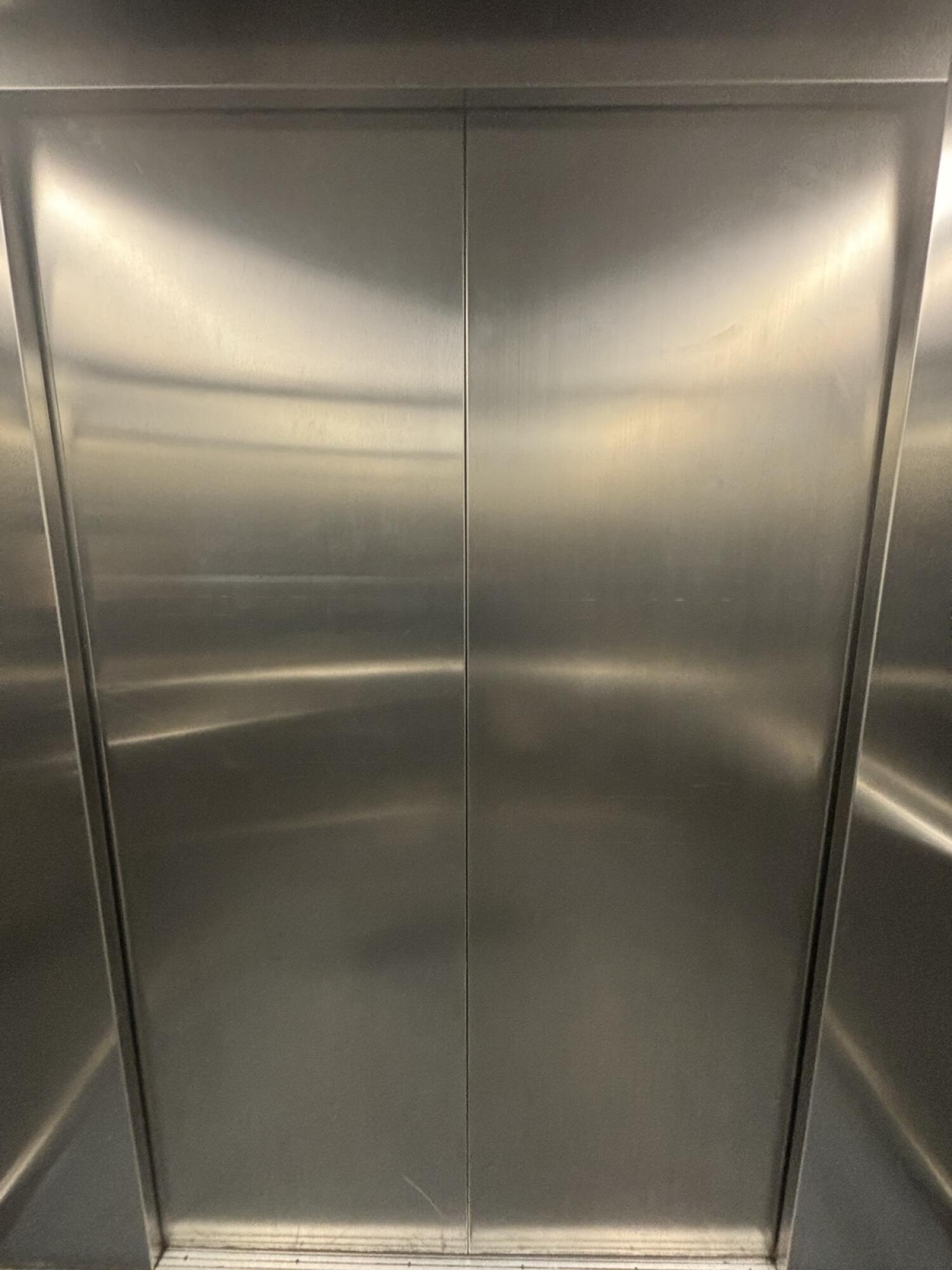 Back of lift door.