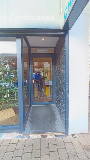 Open doorway to venue.