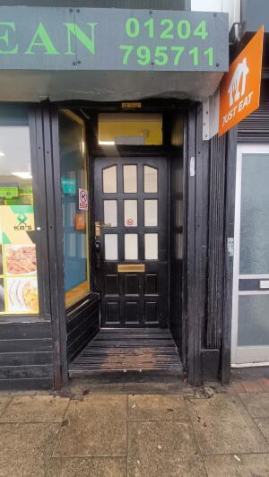 Open doorway to venue.