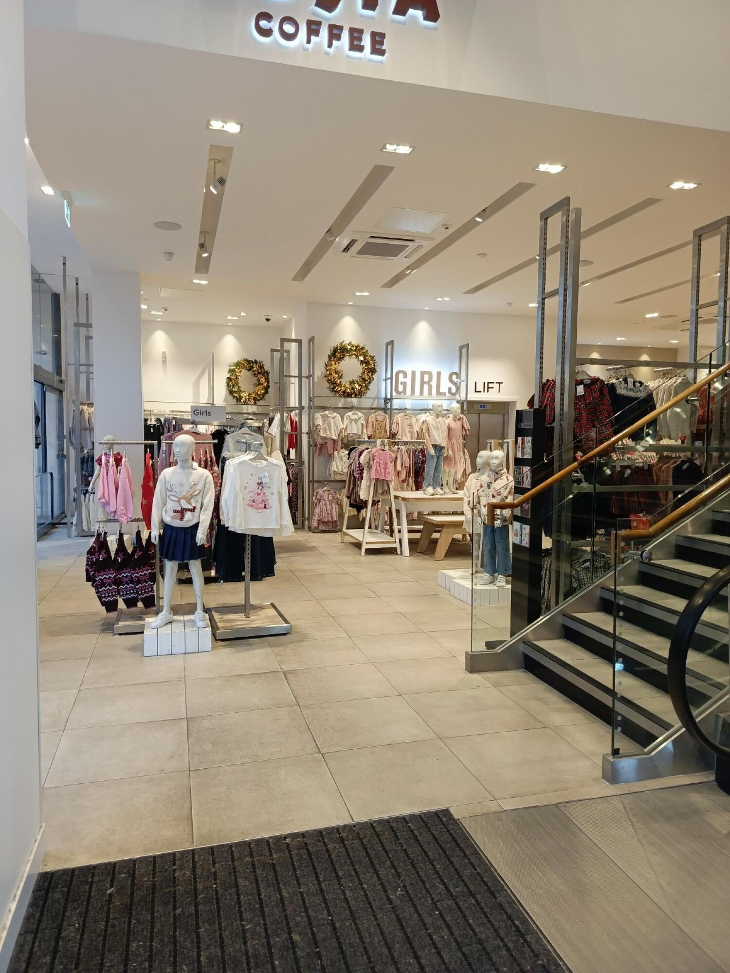 From entrance facing left. Stairs on right.