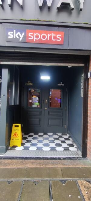 Open archway ahead.