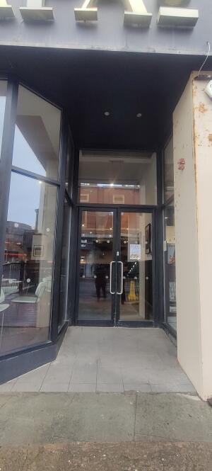 Open archway ahead.