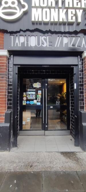 Open archway ahead.