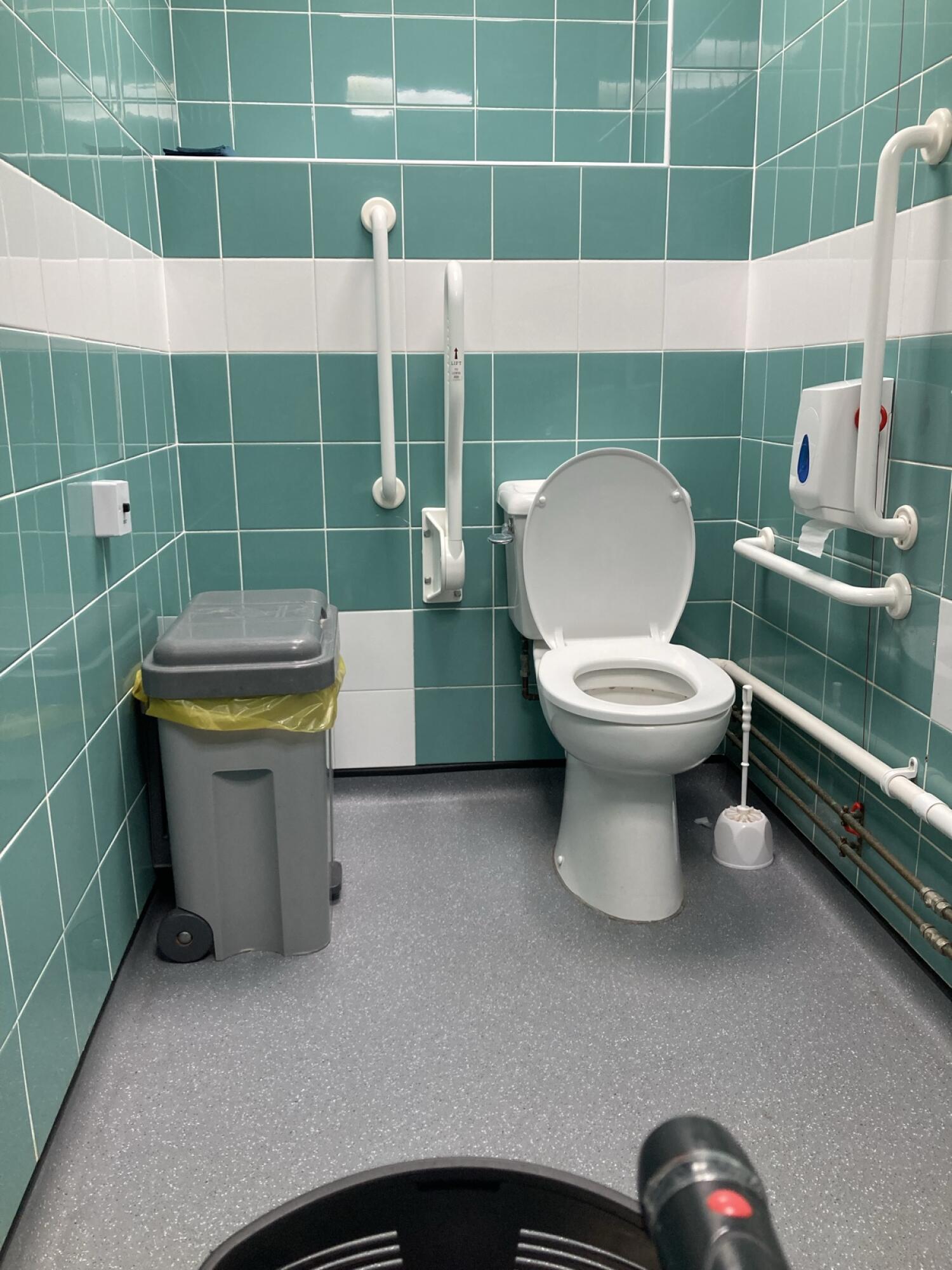 Wheelchair-accessible bathroom