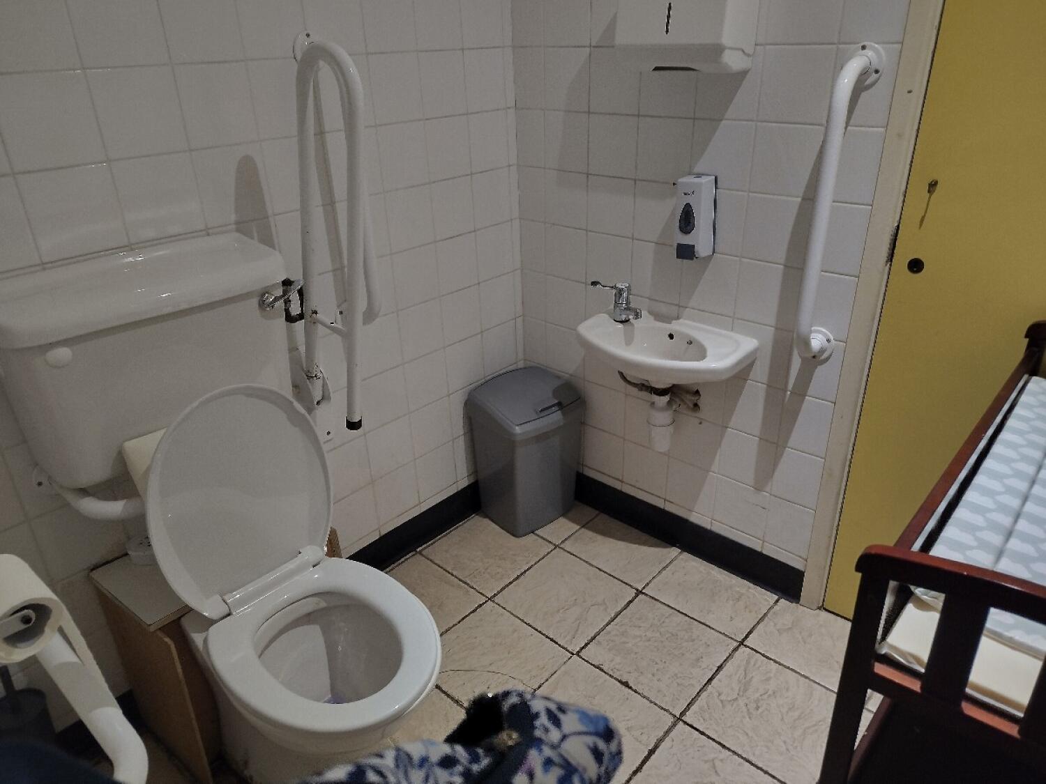 Wheelchair-accessible bathroom