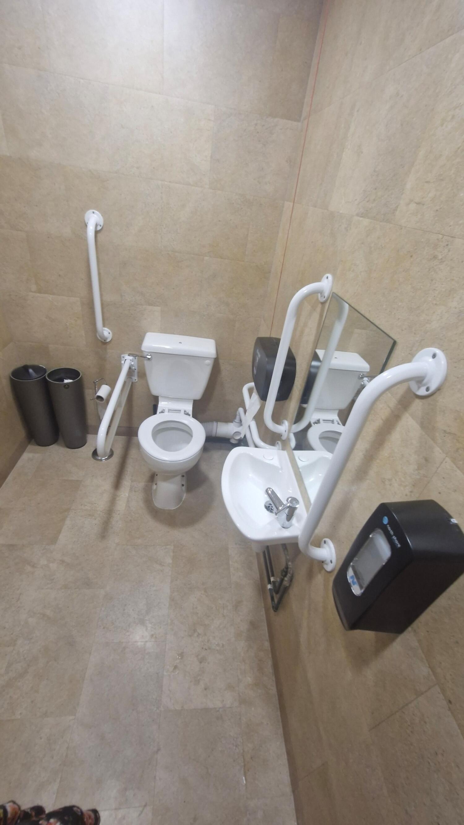Wheelchair-accessible bathroom