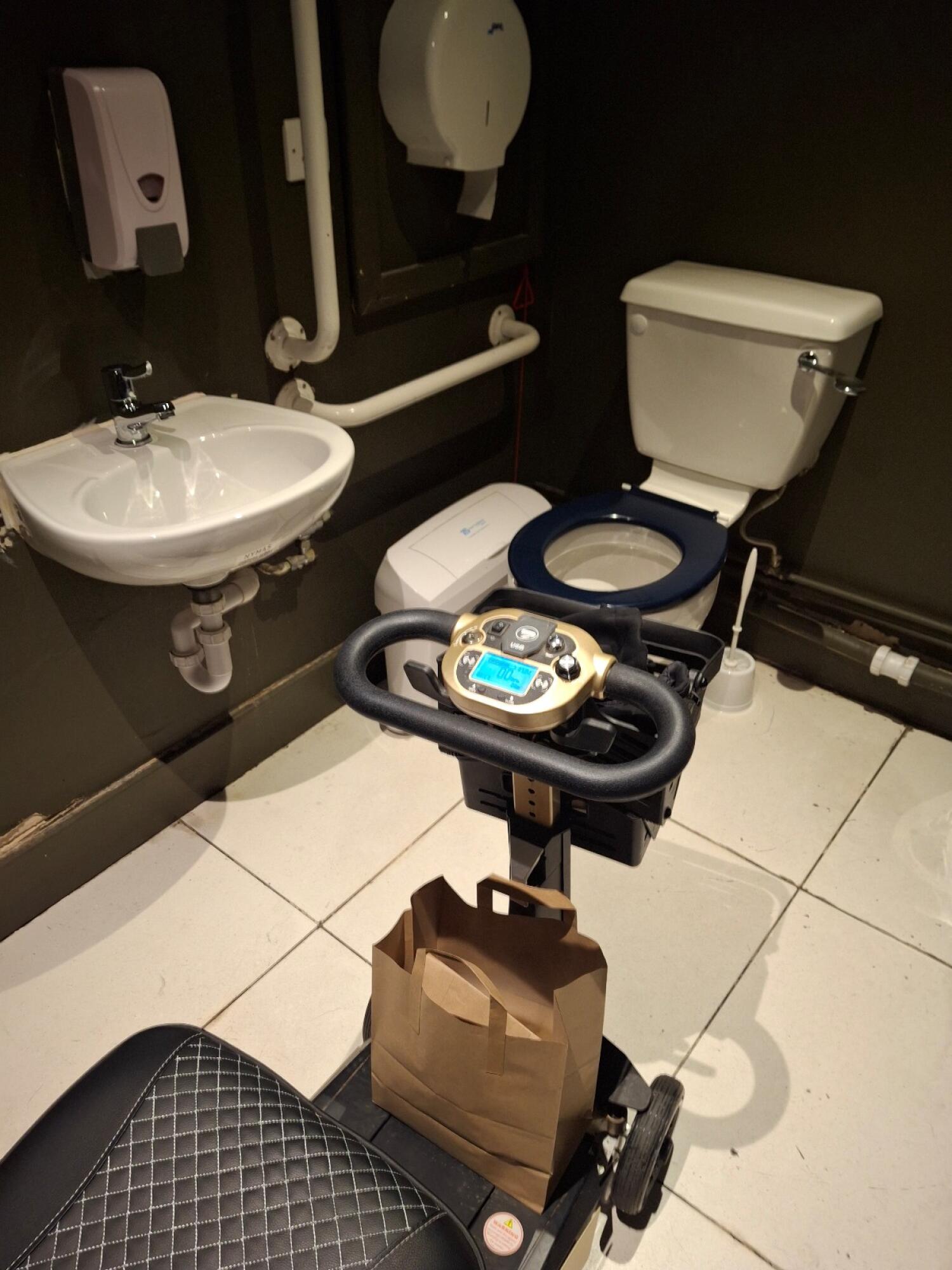 Wheelchair-accessible bathroom