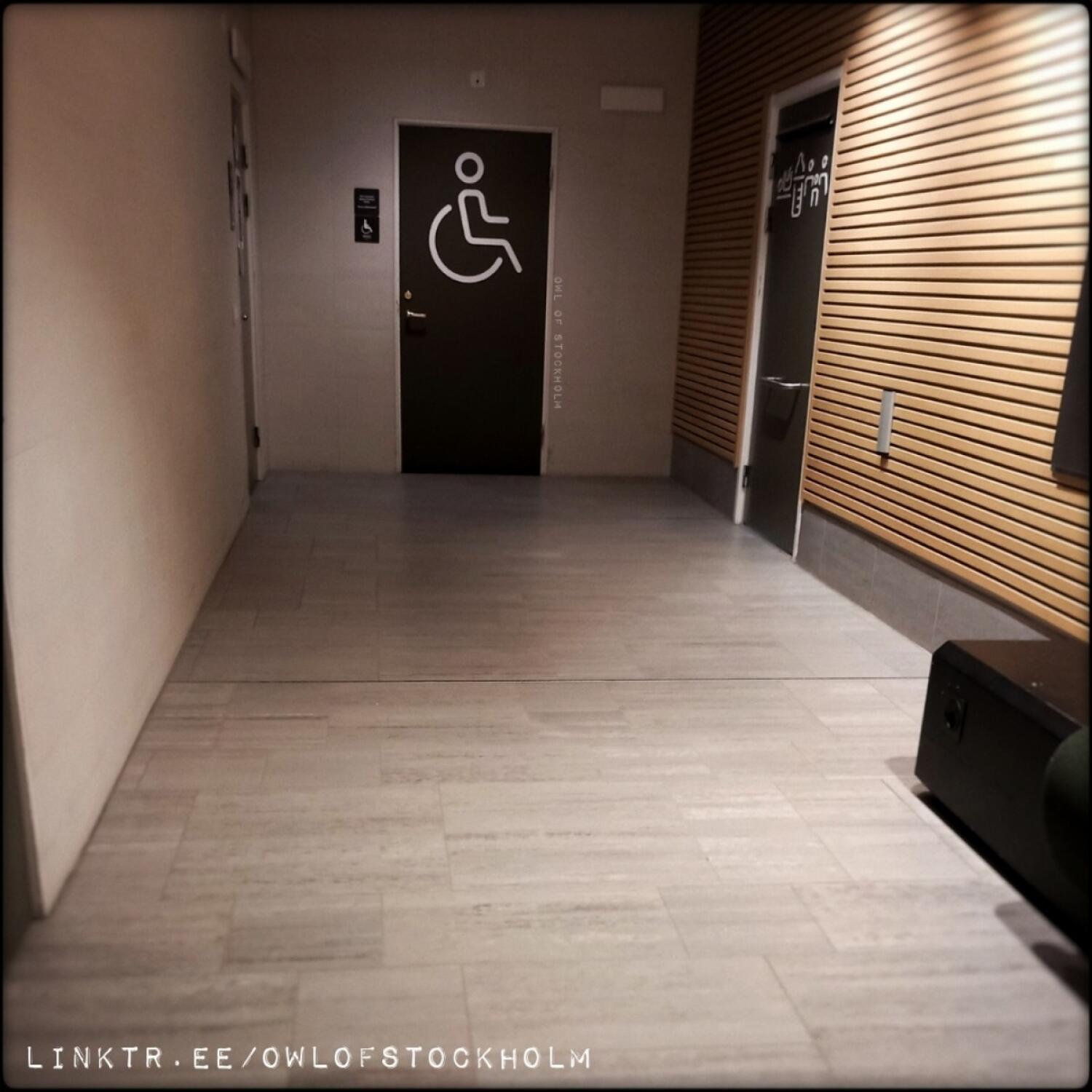 Wheelchair-accessible bathroom