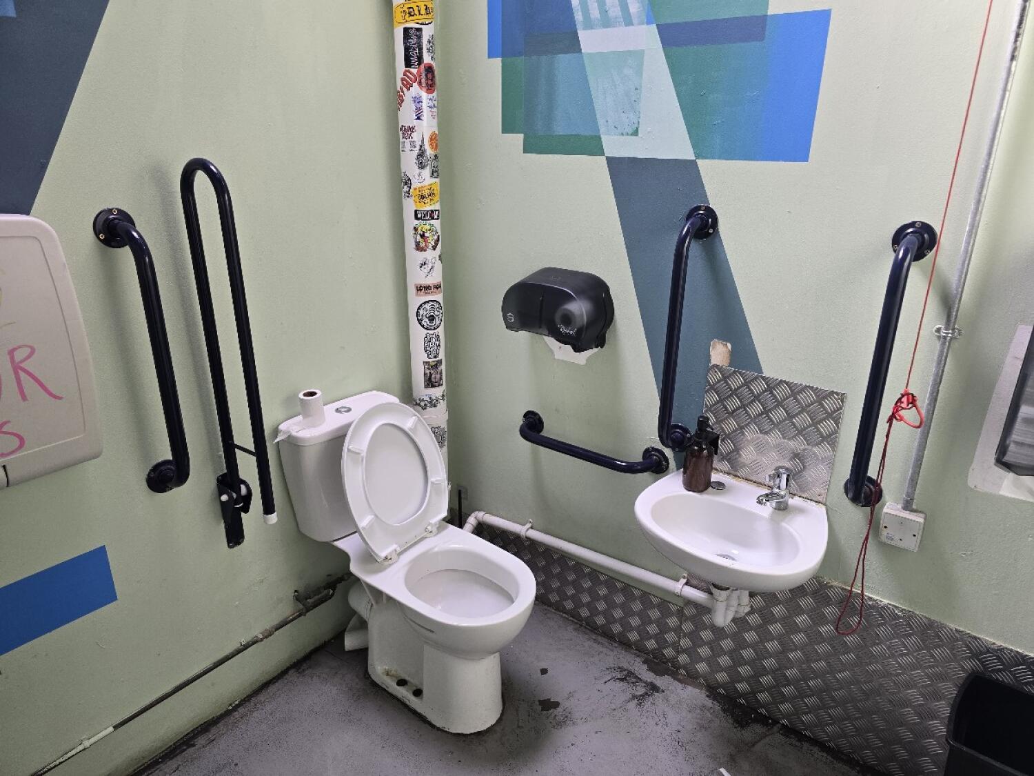 Wheelchair-accessible bathroom