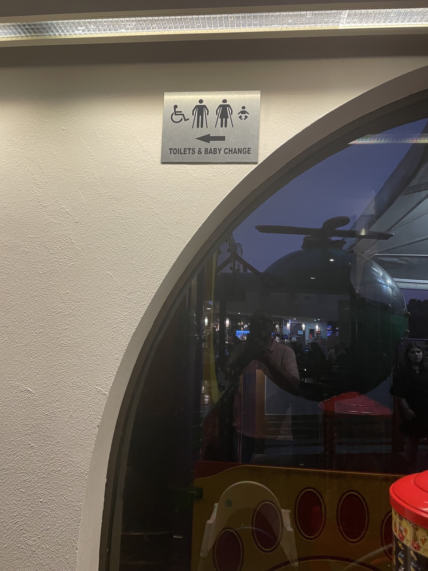 Disabked bathroom sign