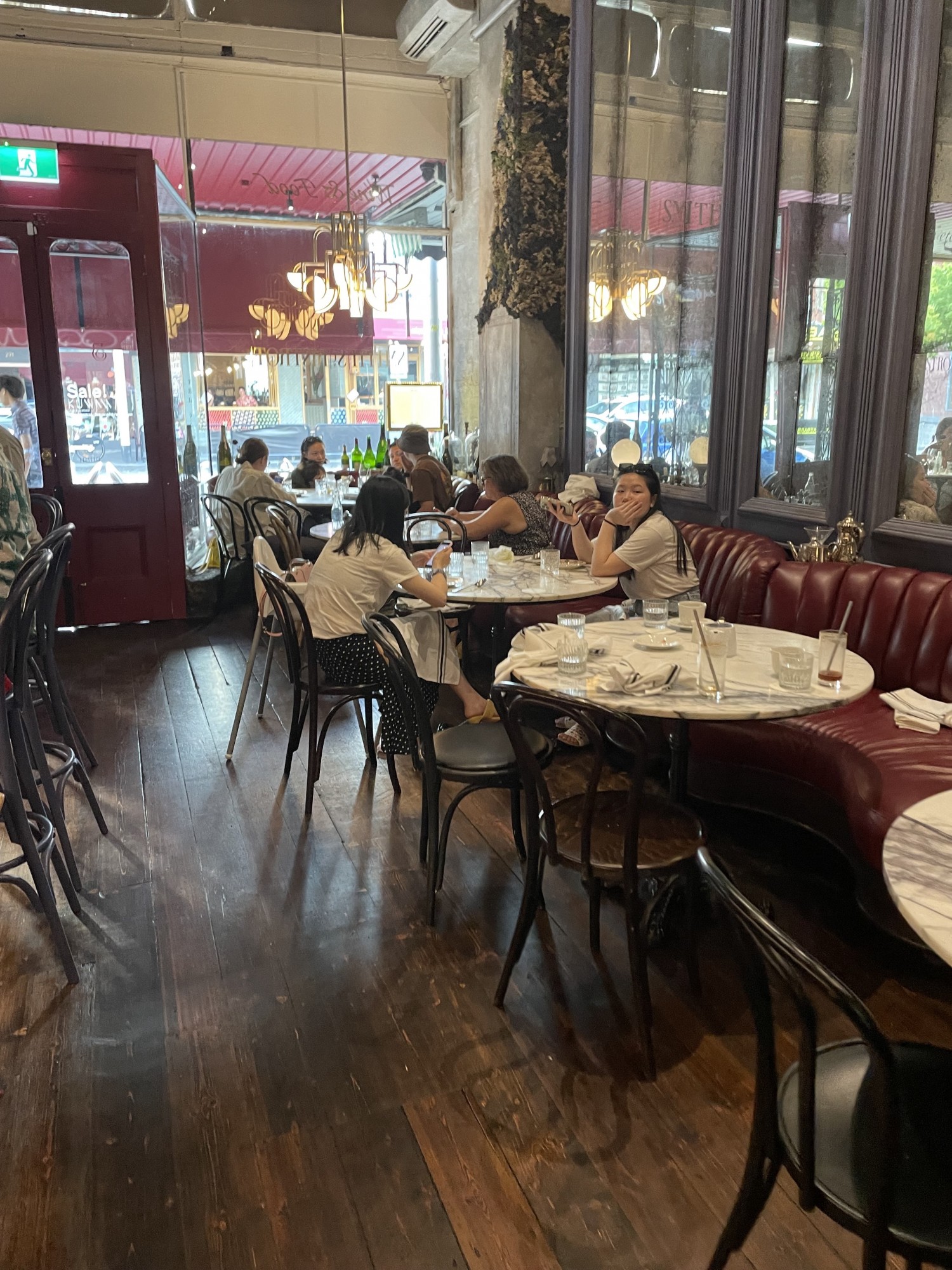 Main dining - shows bar stools to left