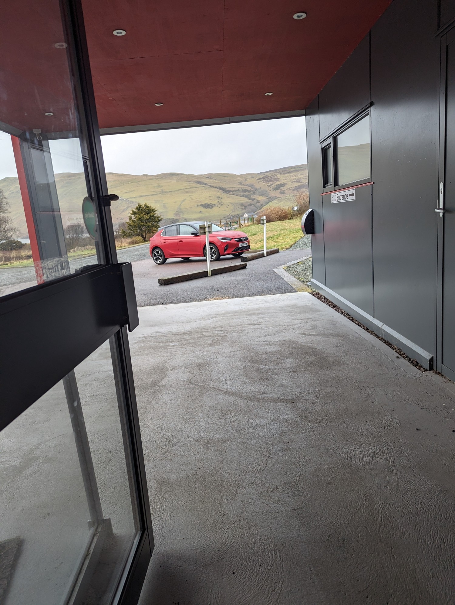 Door automatically opens