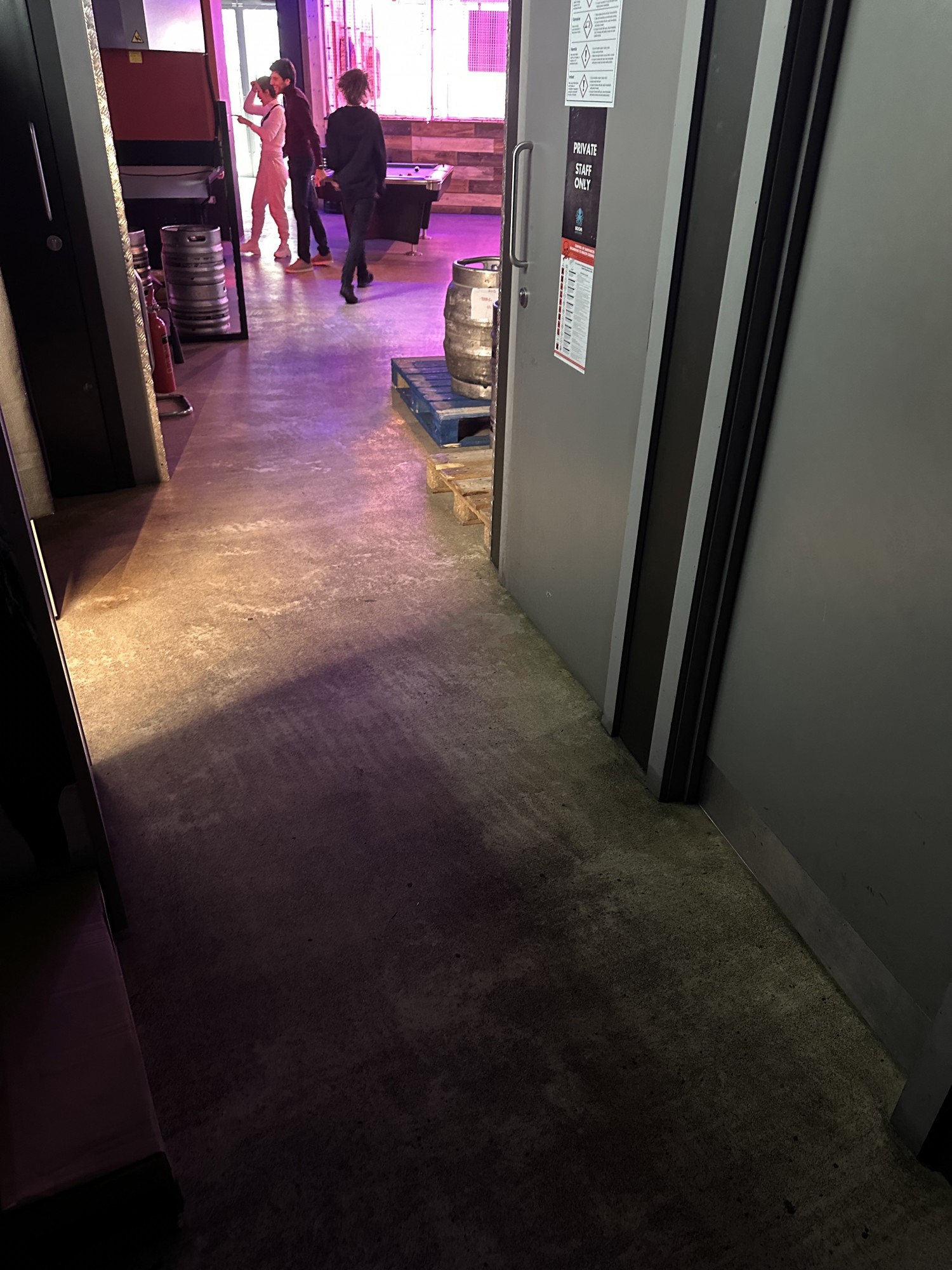 Wide entrance