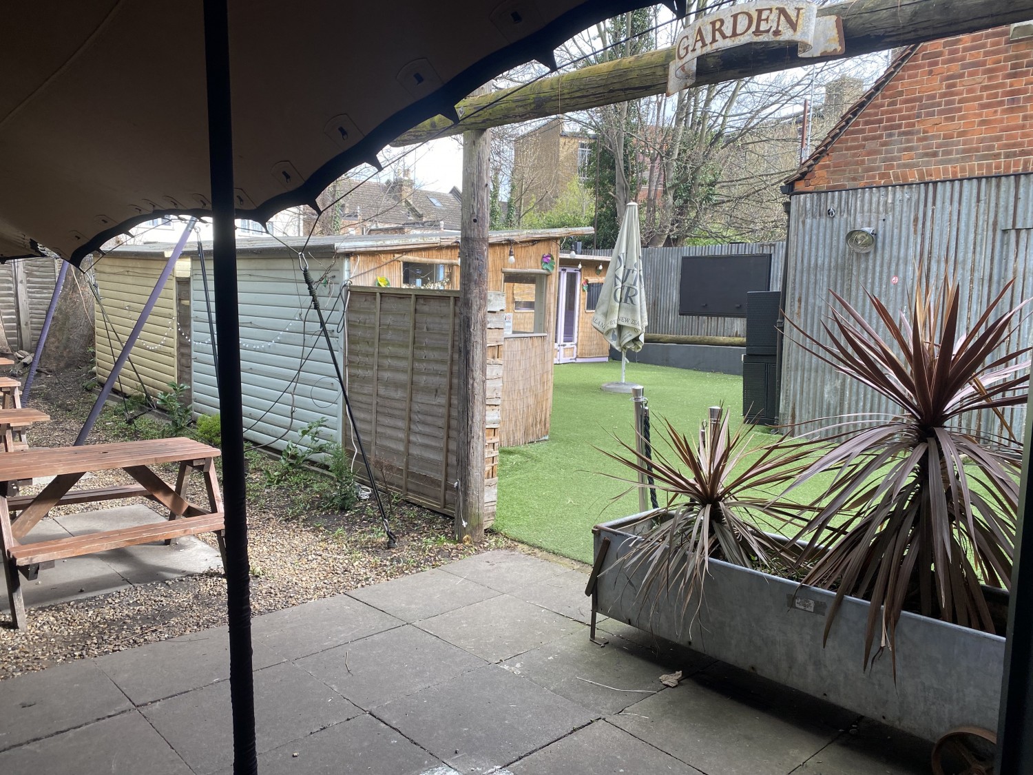 Garden area