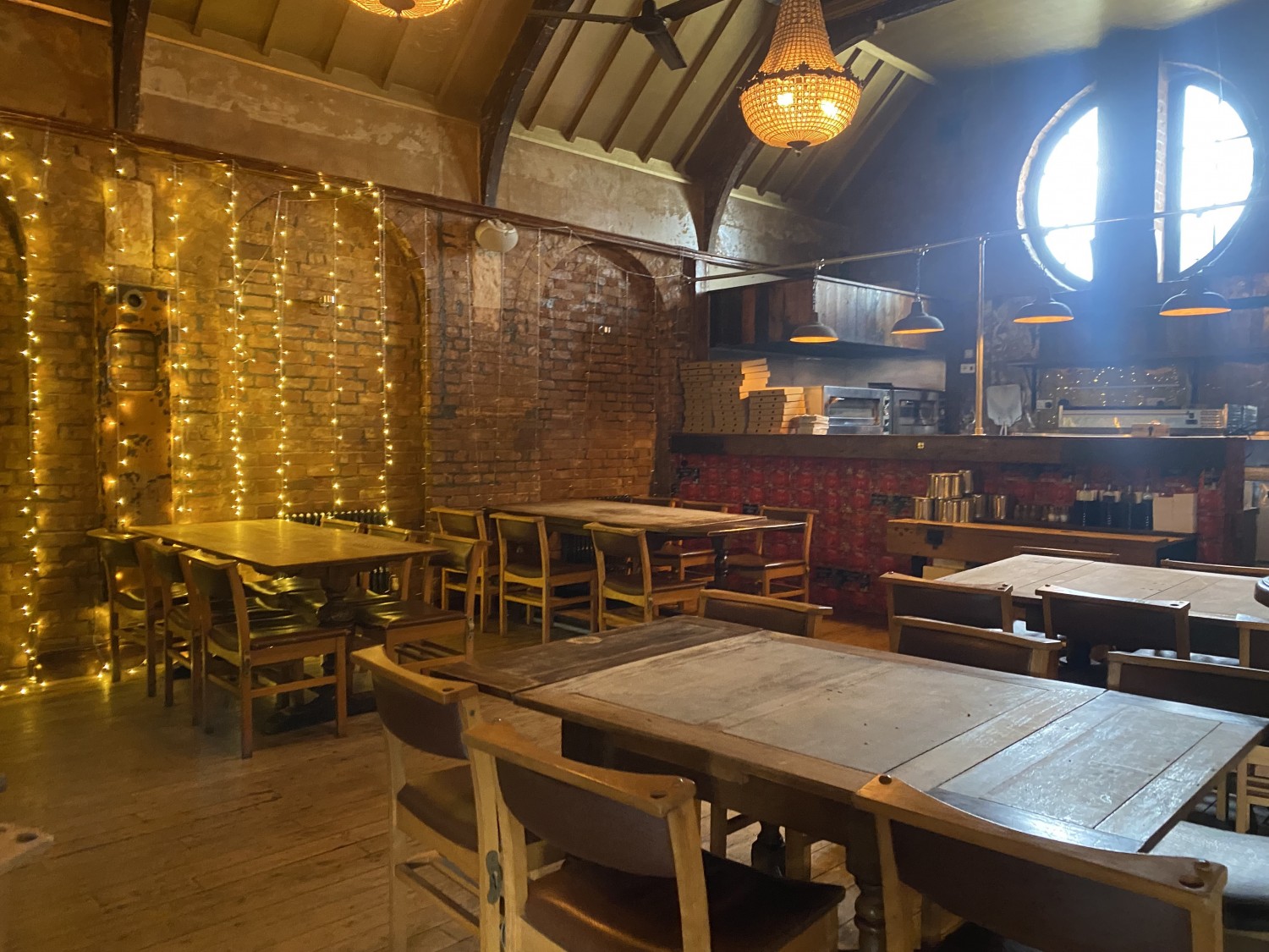 Side area of the pub